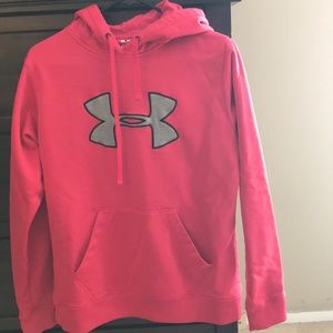 Pink Under Armour sweatshirt